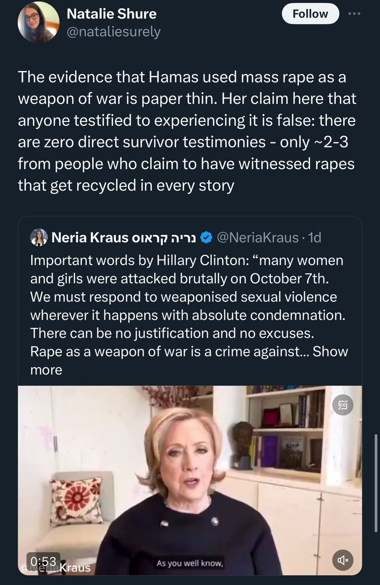 HenMazzig's tweet photo. The bodies of Israeli girls had their underwear pulled down, their pelvis’ broken and their groins covered in blood.

Even if these “feminists” saw the rape first hand they’d say it’s fake.

Because for them, Jews are not human. https://t.co/GyNSHaRnWe