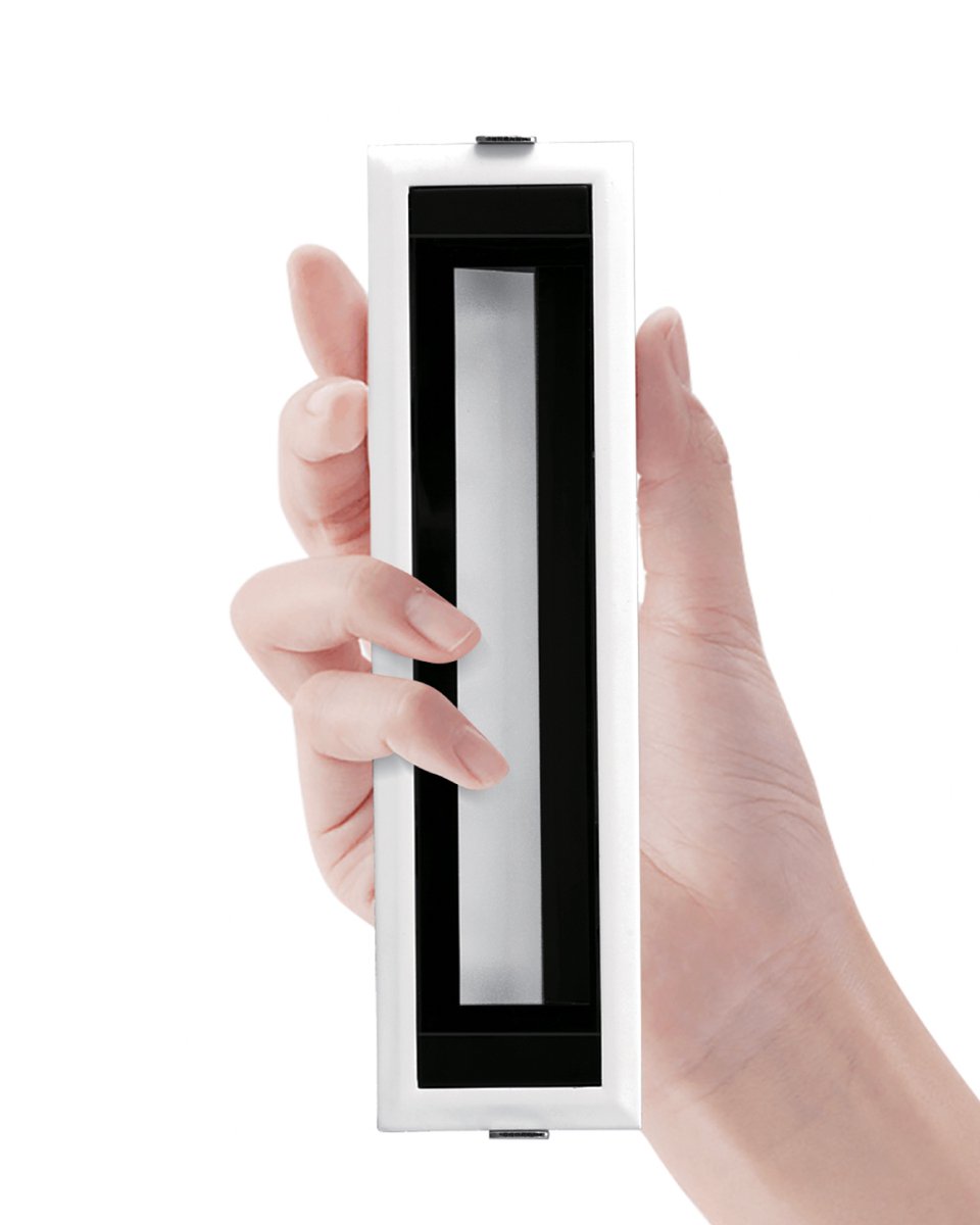 VONNLighting's tweet image. Our Slice LED Wall Washer is the perfect way to illuminate a vertical surface with uniform brightness, to accentuate and draw attention to a space✨

#SlicedSeries #LEDDownlights #Downlights #interiordesign #HomeDecor #Lighting #LEDLighting #vonnlighting #home