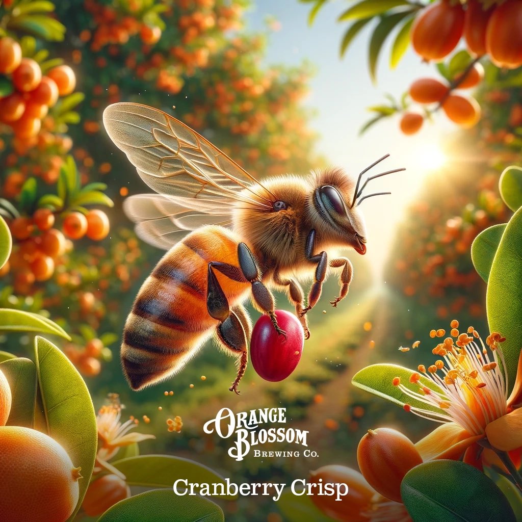 OBPBuzz's tweet photo. Our Cranberry Crisp is pouring at select locations. Check the beerfinder on our website at: https://t.co/C06wdv4MfV 😁🍻🎄🧡
.
#orangeblossombrewing #cranberrycrisp #orlando #floridabeer https://t.co/cL5VVwWBOX