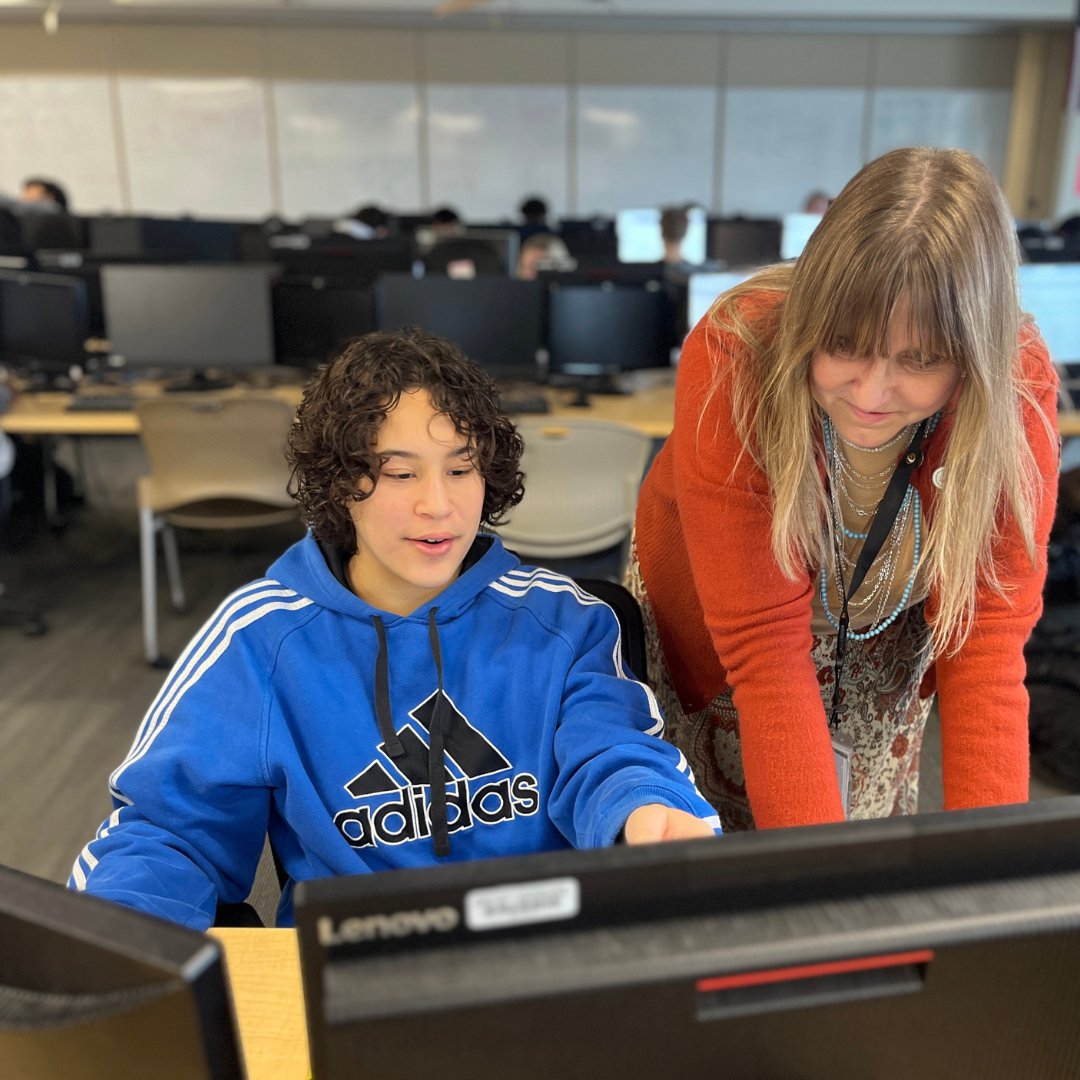 edinaschools's tweet image. It’s #ComputerScienceWeek and EHS students in AP Computer Science Principles are diving into the world of Python, one of the most popular programming languages globally. Students are not just learning a language but exploring a tool that prepares them for future careers. #Thrive