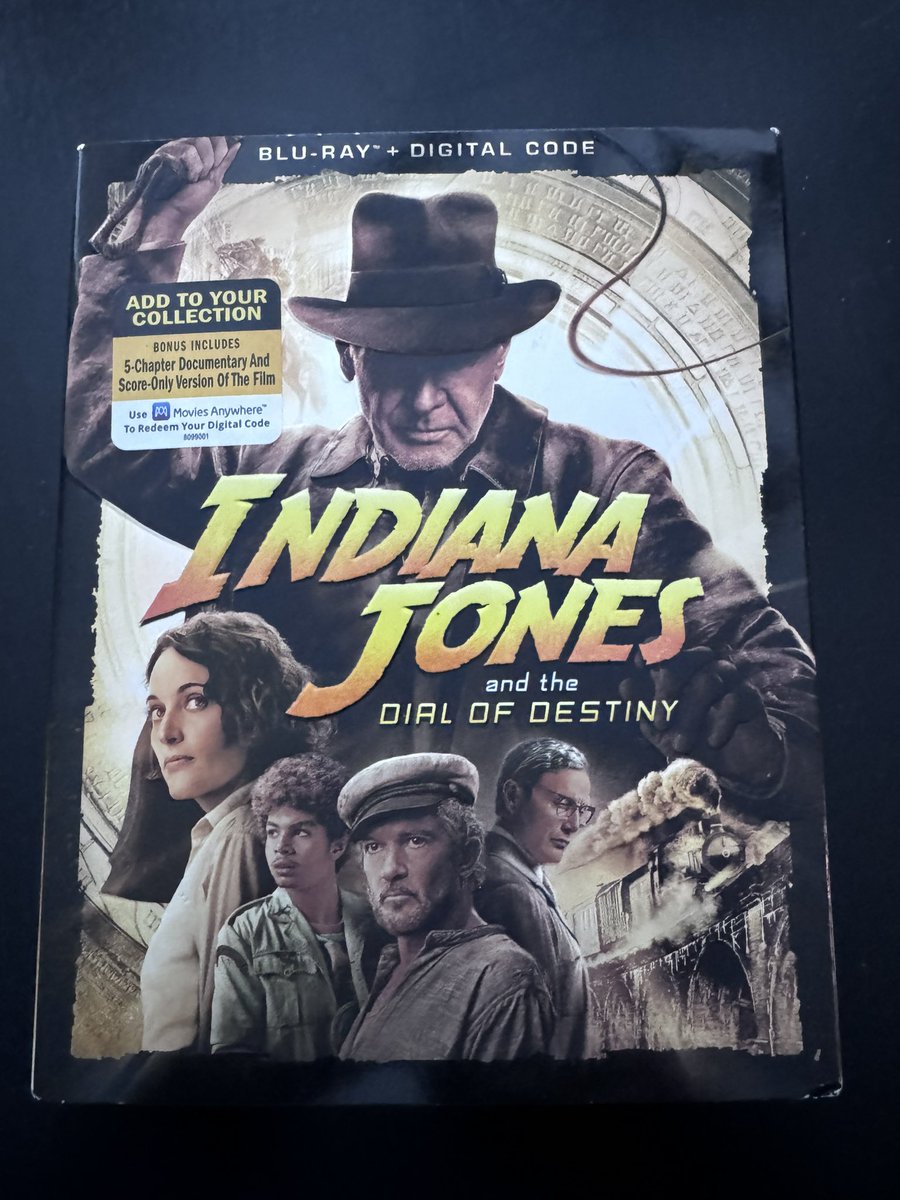 Got my copy of Indiana Jones & the dial of destiny. #IndianaJones #DialOfDestiny