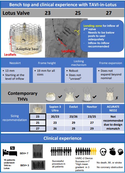 Redo TAVI in Lotus. Bench-top and clinical experience with TAVI in Lotus @nzcardiologist @danblackman7 @J_Sathananthan @ryvetsprog @drnvanmieghem @Mo_A_W @arunothayaraj #AHAJournals #cardiotwitter ahajrnls.org/3Ta33b2