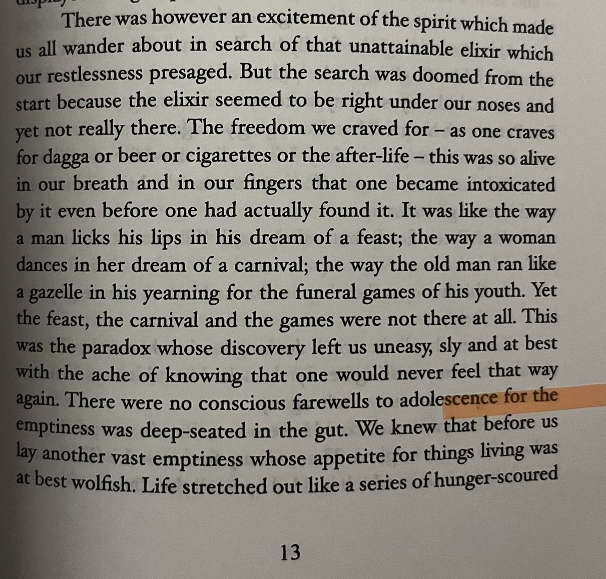 thethoughtofth1's tweet photo. Marechera was writing like this at 26 😮‍💨 https://t.co/xILfo7AP0P