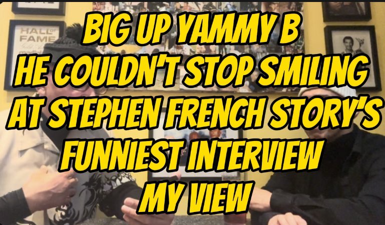 youtu.be/mPa7ITPmpmc?si… go over and watch my review on the yammy b stephen French sit down. Yammy b door stepped him. Click link for review #yammyb #french #beef #comedy #liverpool