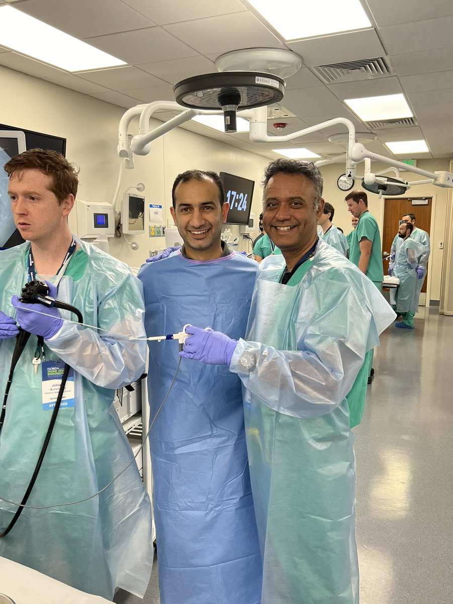 Three, 3rd space, packed days. The most hands-on training one can get in the US. Live animal models, live cases. Beginners &amp; Advanced sections. It’s an honor to be a faculty in Florida 3rd Space Endoscopy Workshop. #GITwitter
