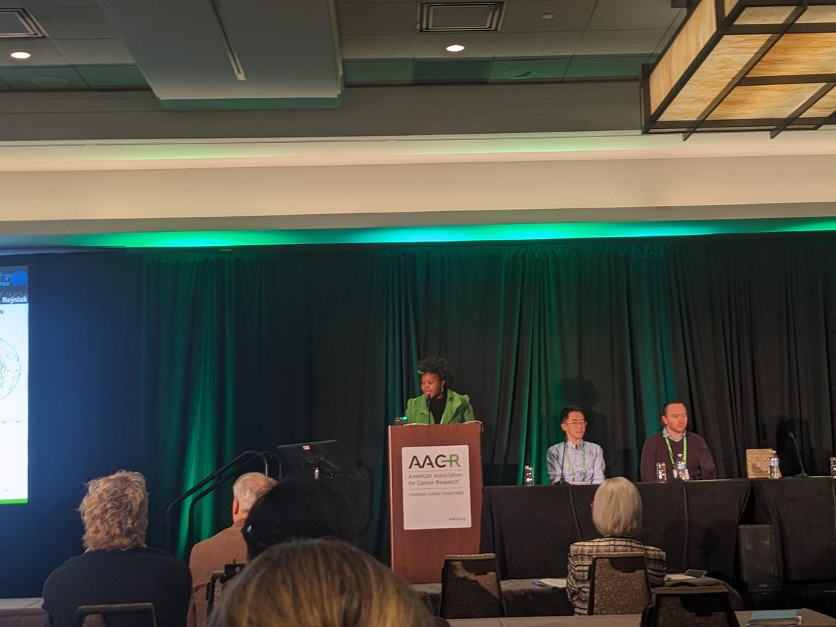 Congratulations to Ryan Schenck and Maureiq Ojwang for their talks at the AACR Special Conference in Boston! #AACREvol23 #AACR #cancerevolution