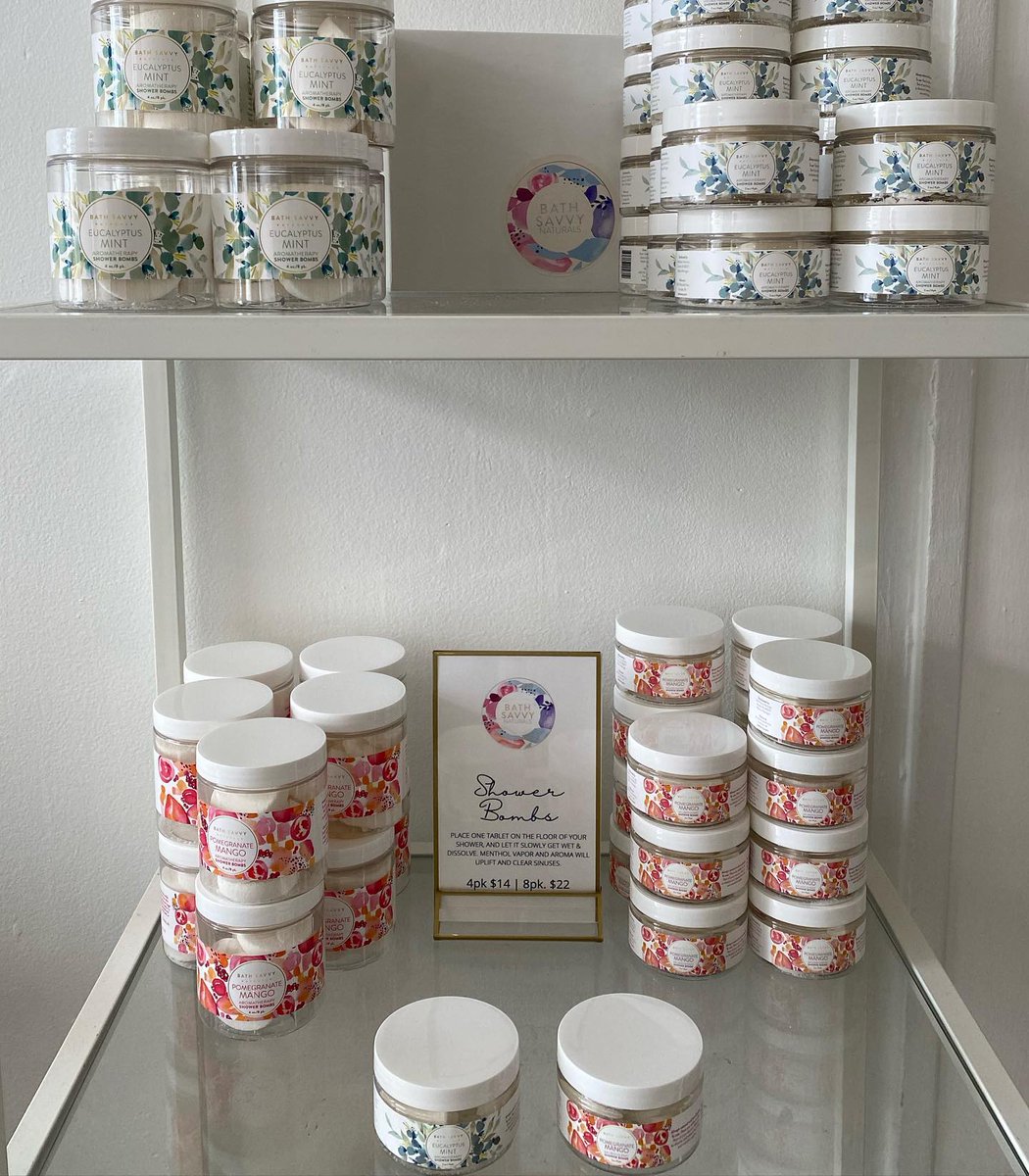 bathsavvy's tweet image. Each shower bomb contains a unique blend of ingredients that will leave you feeling refreshed and revitalized. Shop with us today to take advantage of our unique products! 
 
#ShowerBombs bit.ly/3KErMjm