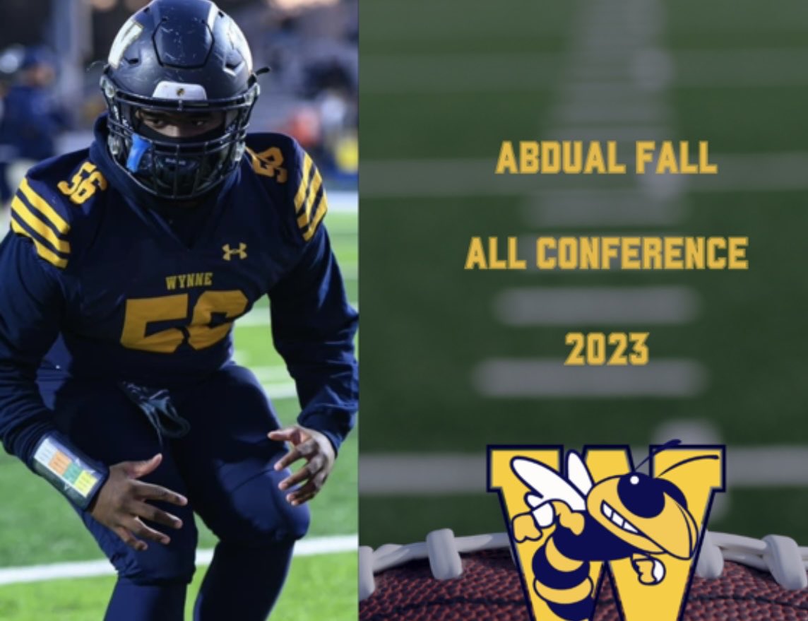 Congrats to JR Abdul Fall. Abdul Played both sides of the football this year on the OL and DL. Abdul takes pride in the game and is a difference maker. We are excited about the off-season and expect nothing but big things from Fall's SR season! #TRADITION #DELTASWARM #TY
