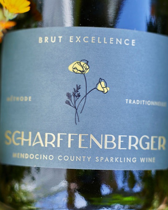 The natural beauty of California in every bottle of sparkling wine.✨