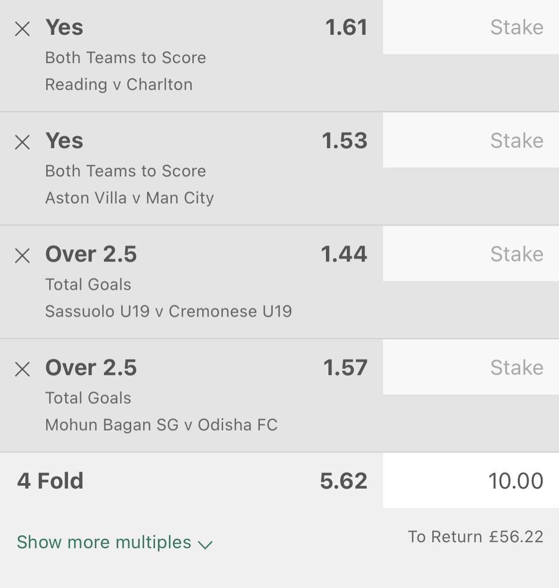 TermProfit's tweet image. Wednesday Acca 💰

@ 5.62 ⚽️

England + Italy + India

HIT LIKE ❤️ if your on

Game 1 ⏰ 7.00pm
Game 2 ⏰ 8.15pm
Game 3 ⏰ 1.00pm
Game 4 ⏰ 2.30pm

(Stats posted below) 👇