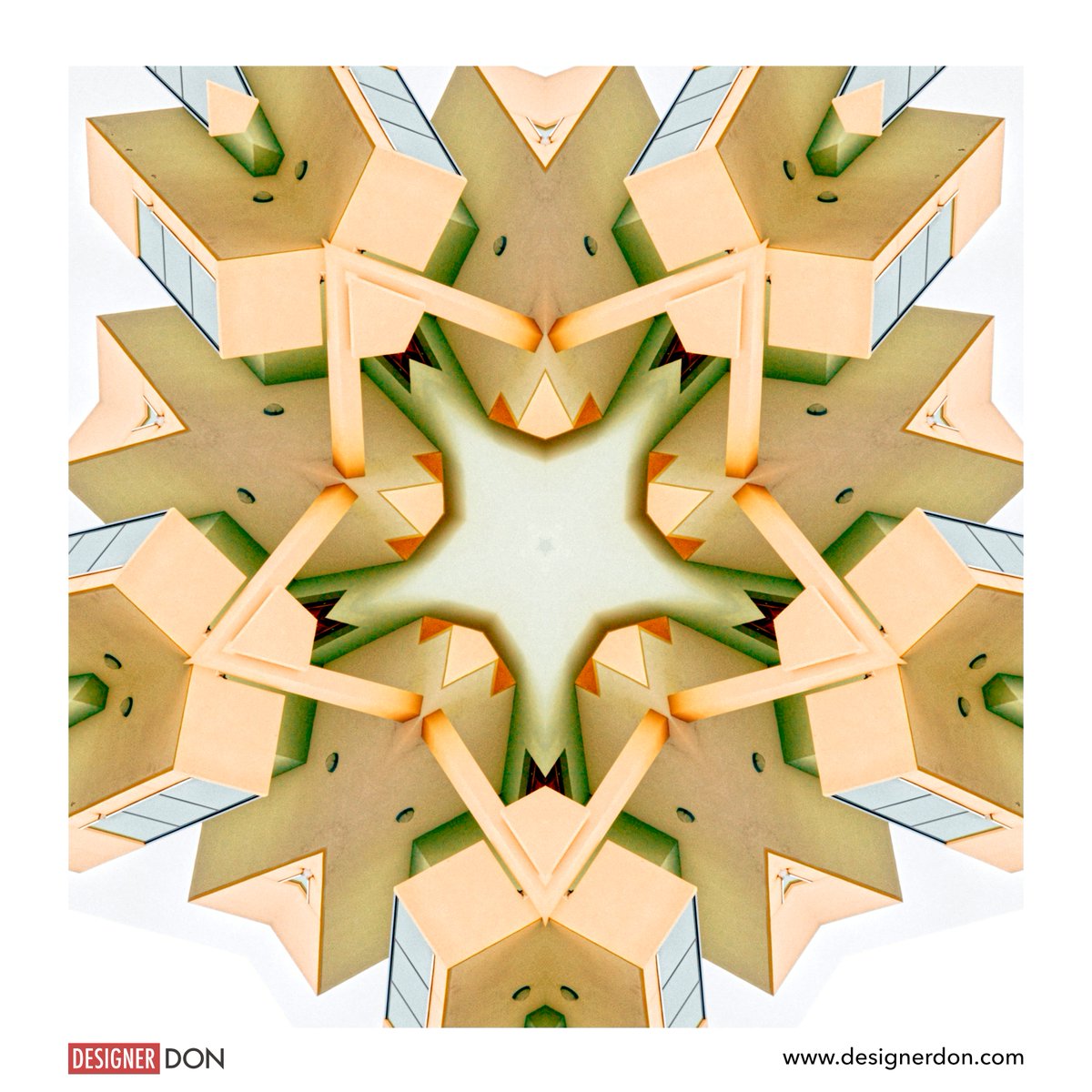 DesignerDonHQ's tweet photo. Exploring symmetry and architecture in art: three kaleidoscopic images transform everyday objects into intricate patterns, creating a mesmerising visual harmony. https://t.co/cFPKhJrb7g