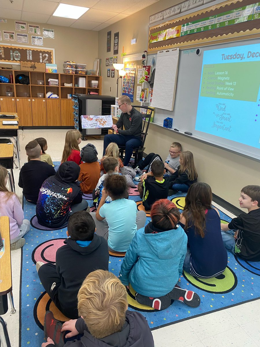 Had a great time reading in 3rd grade classrooms today at Central Elementary. Thank you for the invite and opportunity! #Uproud