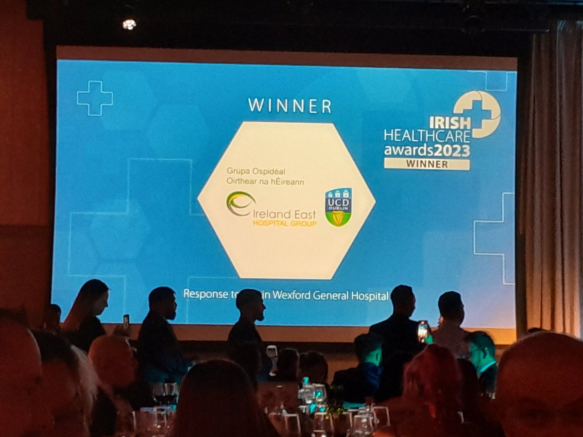 Well done to the Ireland East Hospital group on winning this category! We are still immensely proud of our team for their nomination in this category! #IMIHA23