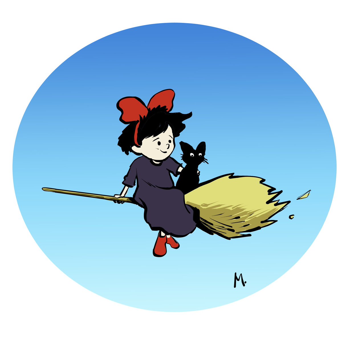 キキ(魔女の宅急便) 「I don't know if there is an y career in 」|marco finneganのイラスト