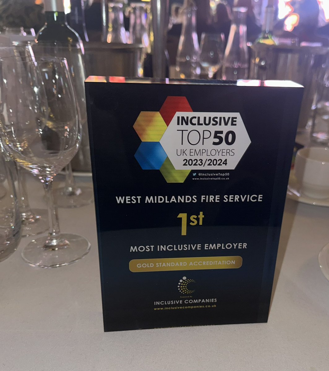 Wayne Brown (@wayne_brown5) on Twitter photo So proud of <a href="/WestMidsFire/">West Midlands Fire Service</a> <a href="/SWMFireControl/">Staffordshire and West Midlands Fire Control</a> staff. For the 2nd year running voted the UK’s most Inclusive Fire Service and the no.1 most Inclusive employer <a href="/InclusiveAwards/">Inclusive Awards / Companies</a> 2023. Recognition like this does not happen by accident. Great people doing great things #IA23 #WeAreWMFS So proud of <a href="/WestMidsFire/">West Midlands Fire Service</a> <a href="/SWMFireControl/">Staffordshire and West Midlands Fire Control</a> staff. For the 2nd year running voted the UK’s most Inclusive Fire Service and the no.1 most Inclusive employer <a href="/InclusiveAwards/">Inclusive Awards / Companies</a> 2023. Recognition like this does not happen by accident. Great people doing great things #IA23 #WeAreWMFS