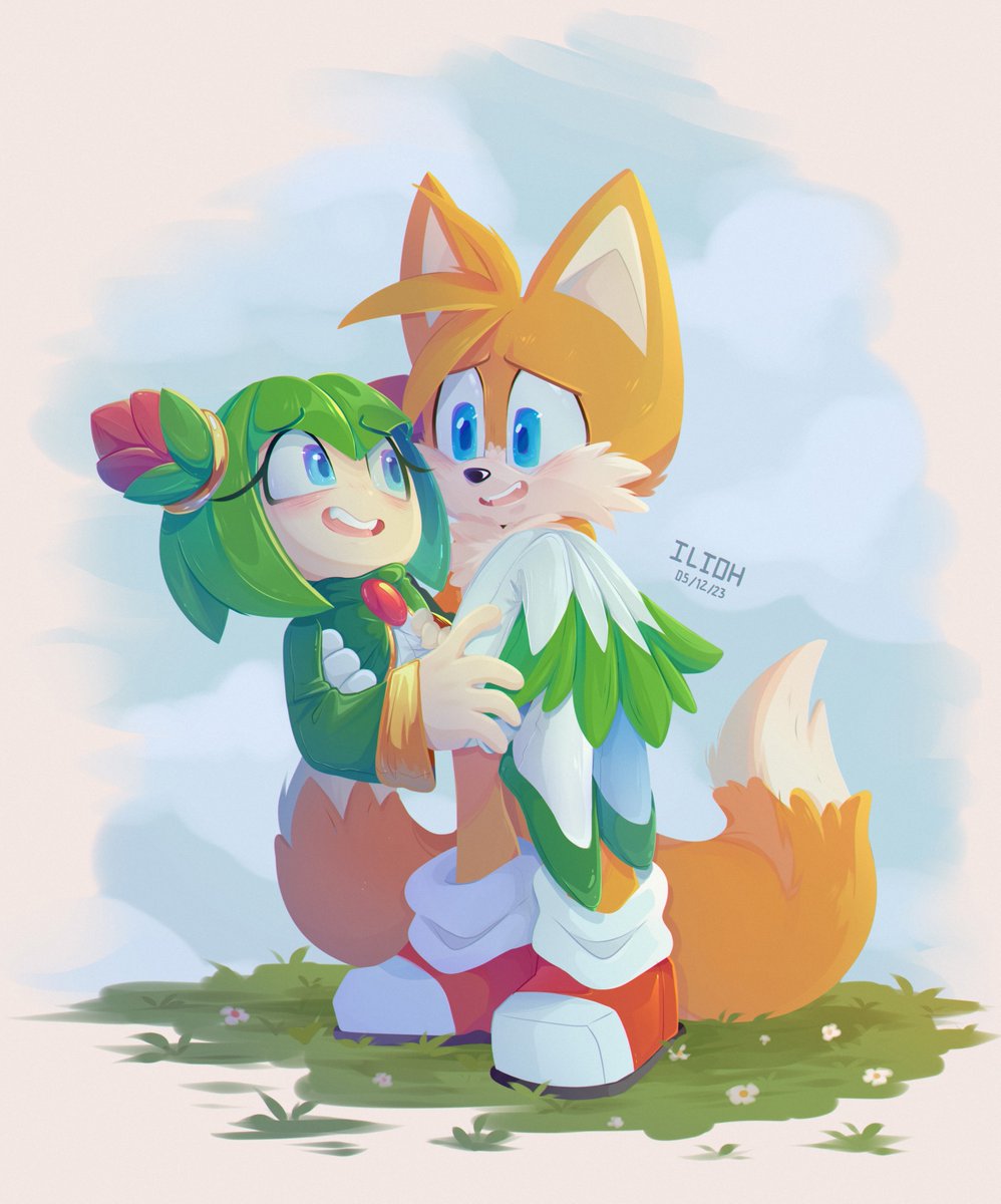 I like these two together as well 💛💚
.
.
#TailsTheFox #MilesTailsPrower #CosmoThePlant #Tailsmo #cosmoxtails #SonicX