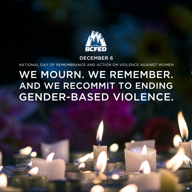 Today we remember the women killed on December 6, 1989. And we rededicate ourselves to ending violence against women and gender-based violence everywhere. #December6 #Dec6 #DayOfRemembrance #EndViolenceAgainstWomen #EndGenderBasedViolence #16days