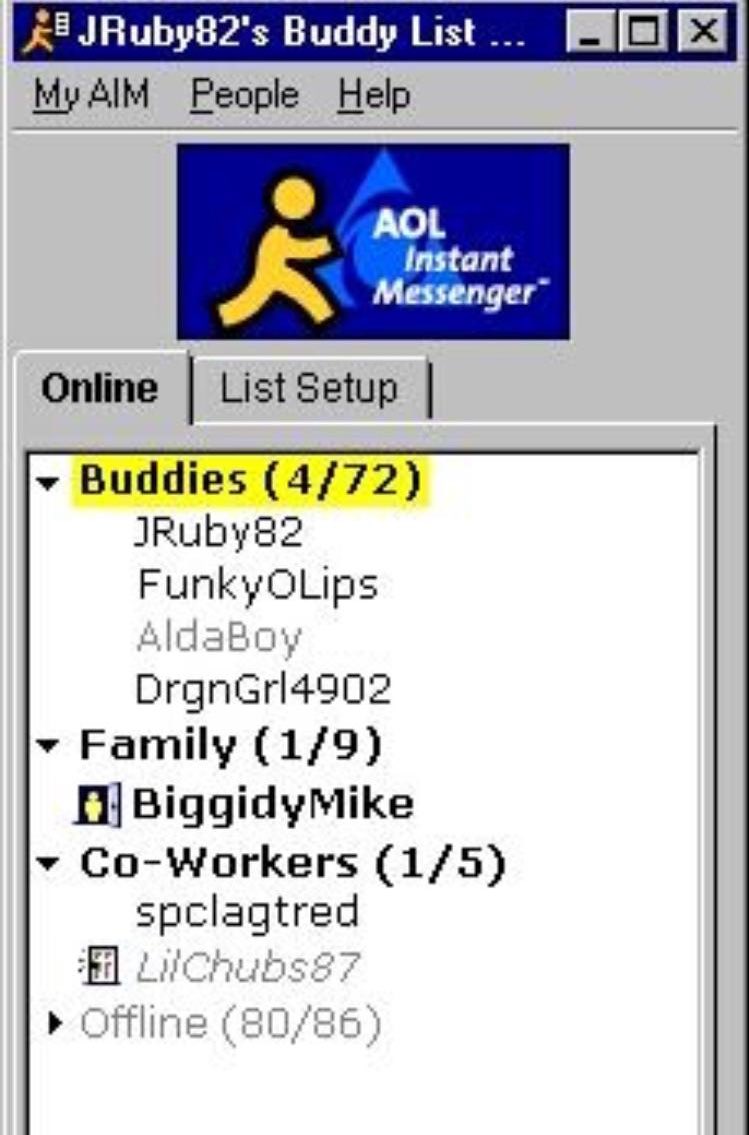 Name a better feeling then seeing your middle school crush sign onto AOL instant messenger

Peak America 🇺🇸