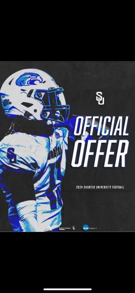 Blessed to earn an offer from Shorter University @SU_Coach_Robles