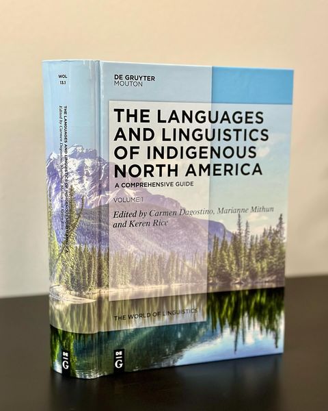 dwhieb's tweet image. Little win from today. Just got a copy of the book containing my chapter on word classes in Native American languages!