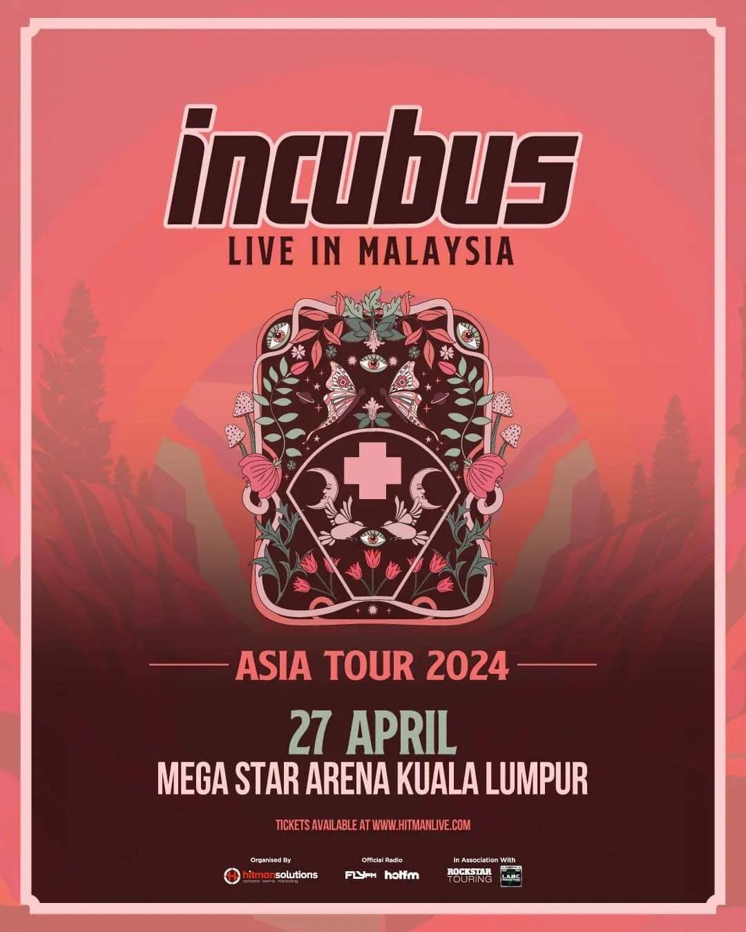 INCUBUS Live In Malaysia (Tiket)