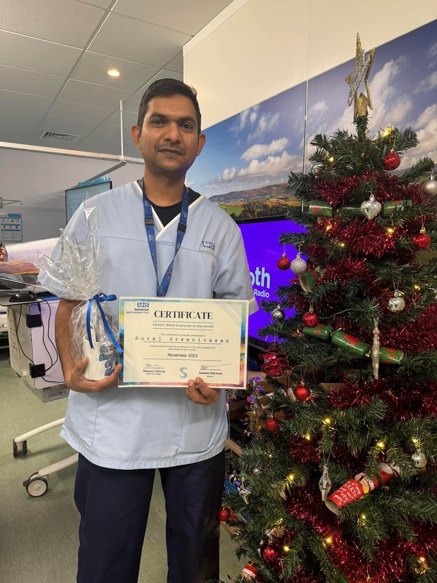 Congratulations to Suraj, Exmoor’s Employee of the month for November. Always friendly, hard working and a pleasure to work with 🎉🏅😊