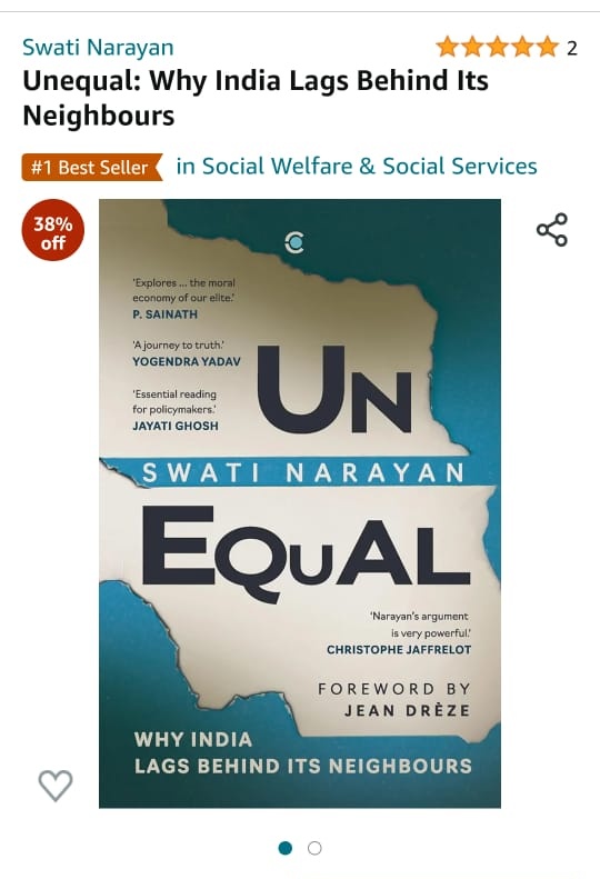 #Bestseller Alert ✨ Everyone's reading @SNavatar's Unequal! Have you got your copy of this phenomenal book yet?