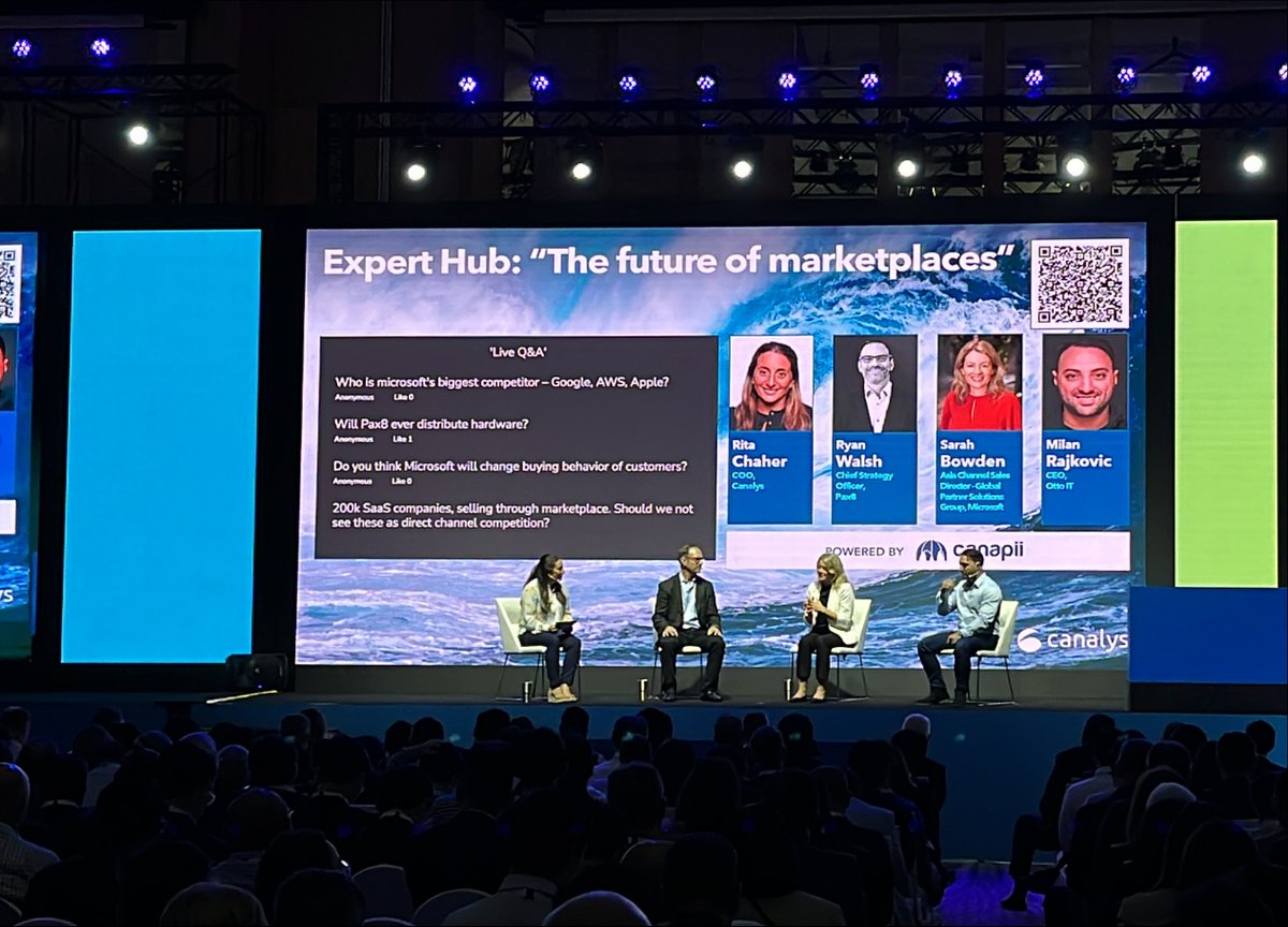 CanalysForums's tweet image. Unlocking the Future of Marketplaces at #CanalysForums2023! Join our expert panel as they ride the wave of transformation, discussing the impact of startup culture, the rise of digital natives, and the shift toward a self-purchasing model.