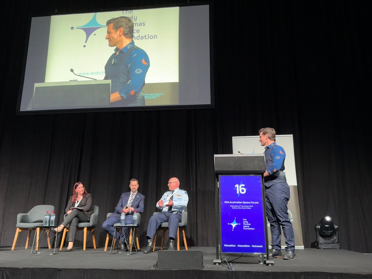 SpaceCommandAU's tweet image. GPCAPT del Guidice joined the #AUSpaceForum panel on Space for Sustainability to outline how #spacedomainawareness can ensure infrastructure critical to monitoring climate change remains open and accessible for all.
#yourADF #sustainability