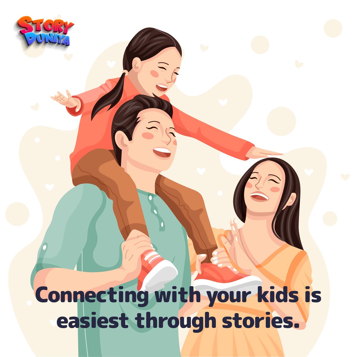 Connecting with your kids is easiest through strories.

#storyduniya #storytime #happiness #happykids #kidslove #GiftForKids #winter #story #storytelling #storyteller #indianstory #kidsapp #kidsstory #parenting #MoralStory #moralstoryforkids #nandu #gauri #KidsOTT #love