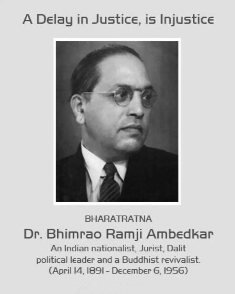 Remembering Babasaheb Bhimrao Ramji Ambedkar ji the Indian jurist, economist, social reformer &amp; political leader on his death anniversary today
#JaiBhim