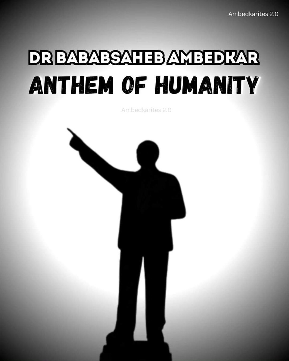 Let's pay our tribute to the one because of whom we exist.

Jay Bhim 🙏

#drbabasahebambedkar #mahaparinirvandin