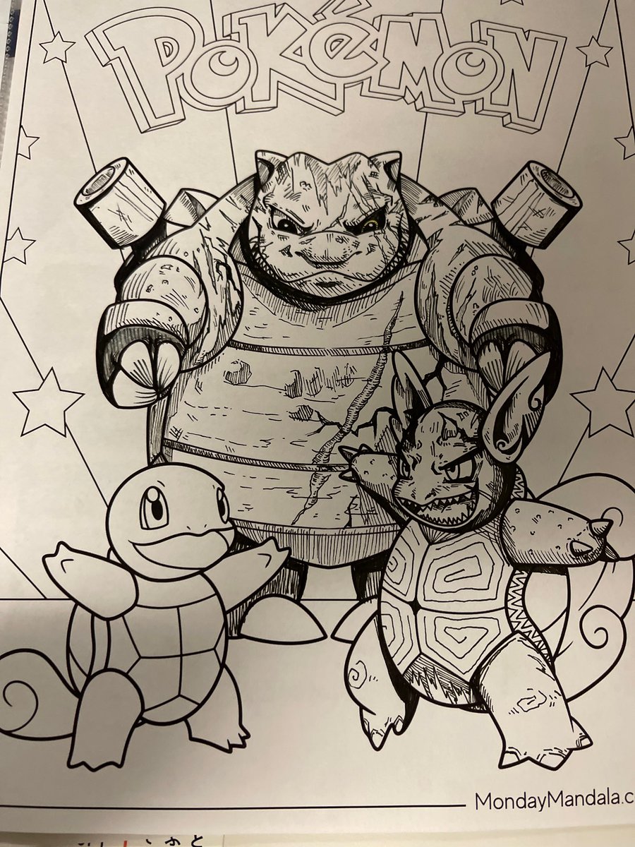 Pov: when I am bored at work….. I add line on coloring book instead……