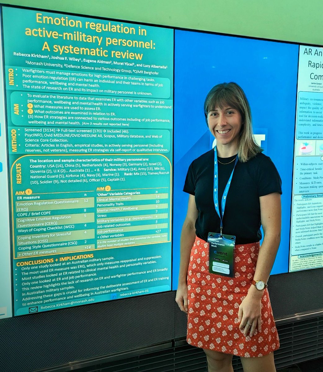 Murat Yucel 🔆 (@profyucel) on Twitter photo Sustained high performance under pressure requires cognitive fitness and emotion regulation. <a href="/lucyalbertella/">Lucy Albertella</a> & <a href="/bec_kirkham/">Rebecca Kirkham</a> explaining just how this works at the Defence Human Sciences Symposium (DHSS). <a href="/BrainPark/">BrainPark</a> @QIMRBerghofer Sustained high performance under pressure requires cognitive fitness and emotion regulation. <a href="/lucyalbertella/">Lucy Albertella</a> & <a href="/bec_kirkham/">Rebecca Kirkham</a> explaining just how this works at the Defence Human Sciences Symposium (DHSS). <a href="/BrainPark/">BrainPark</a> @QIMRBerghofer