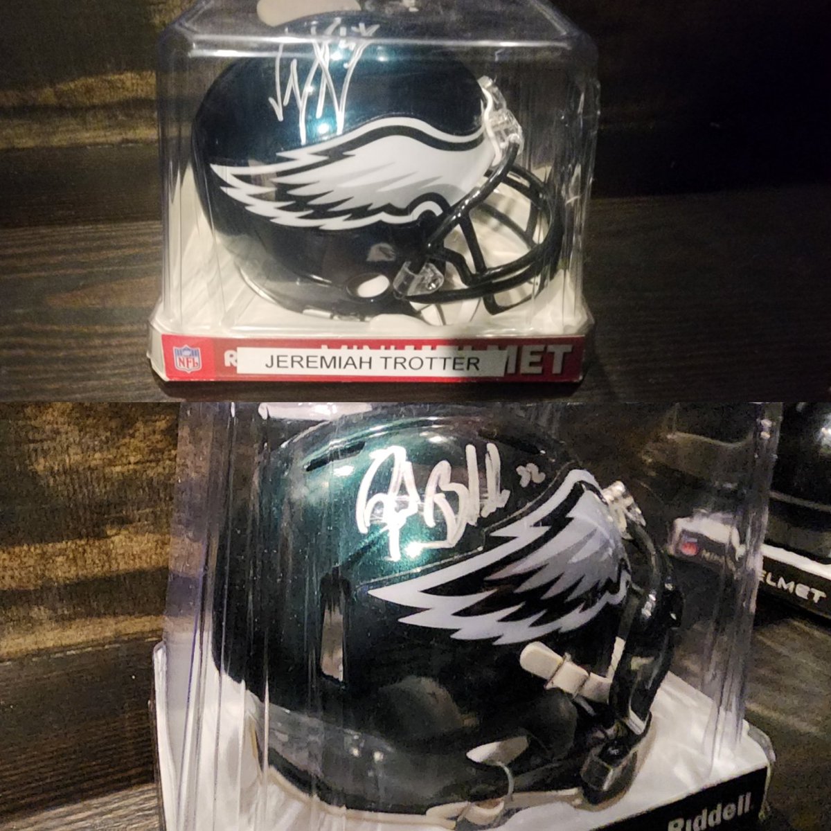 Winners choice giveaway:
Signed minis:
Blankenship, Trotter
Signed custom jerseys:
Mills, Sproles

Rules are simple.
You must be following this account
You must retweet this
We will pick the winner at random by Monday and ship their choice to them.