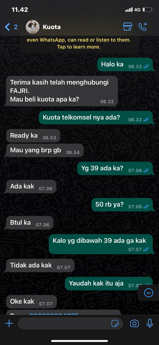 neuvillettev's tweet photo. HELP RT &amp; REPORT!  HATI-HATI SCAM PENIPU PULSA! 

@jualkuotaakrab
Dana: 089630364675
Ovo: 083188774143
Gopay: 089513914151
Shopepay: 089630364675
A.N FAJRI (ini nama di display name wa nya ya tapi gayakin juga itu nama asli)

#zonaba #zonauang #zonajajan https://t.co/1VN0lqhlEH
