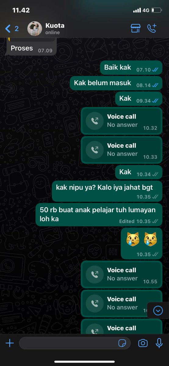 neuvillettev's tweet photo. HELP RT &amp; REPORT!  HATI-HATI SCAM PENIPU PULSA! 

@jualkuotaakrab
Dana: 089630364675
Ovo: 083188774143
Gopay: 089513914151
Shopepay: 089630364675
A.N FAJRI (ini nama di display name wa nya ya tapi gayakin juga itu nama asli)

#zonaba #zonauang #zonajajan https://t.co/1VN0lqhlEH