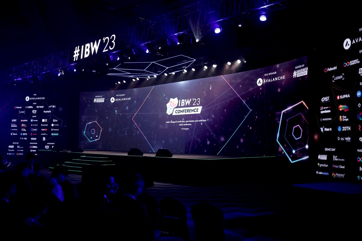 IBWofficial's tweet image. India Blockchain Week Conference 2023 has started 🪷 

#IBW2023