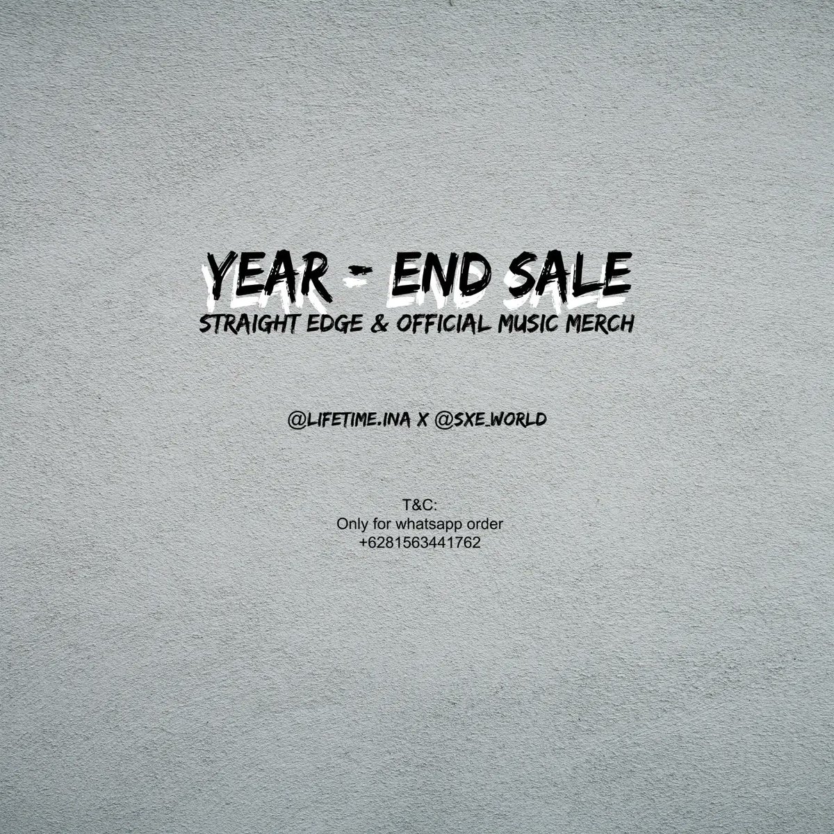 Indonesian Straight Edge tweet media