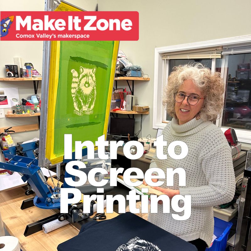 This one is for adults: We're running an intro to screen printing, this Friday (and next), 6:30pm - 8:30pm! Will be lots of fun as we'll have some people returning from our first session to make some more prints! Details and booking: makeit.zone/event-details/…