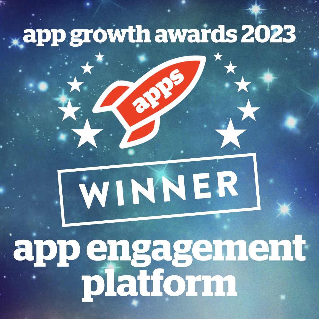 airship's tweet photo. Airship is excited to win App Engagement Platform of the Year with BT Sport (@BTGroup). We thank @apppromotion for the recognition and BT Sport for their dedicated partnership in innovation. Cheers to this and future success. 👏🏿👏🏻👏🏽

#MobileApp #MobileAppAwards #APSBerlin https://t.co/kD84JHLYr6