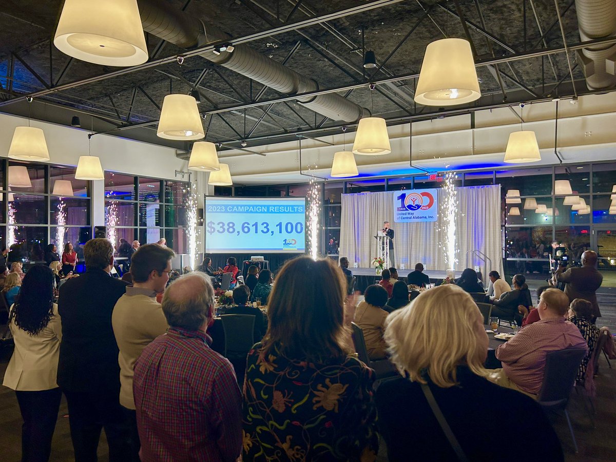 WOW! Congratulations, <a href="/UNITEDWAYAL/">UnitedWay Central AL</a> on a hugely successful campaign! When I think of UWCA, one word comes to mind: RESULTS. This is a team that delivers essential services, care and compassion all around metro #Birmingham. <a href="/RegionsBank/">Regions Bank</a> and many others are proud to support!