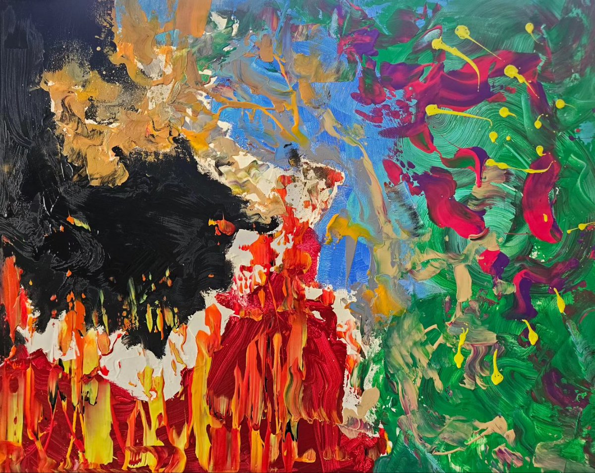 lisasmith2583's tweet photo. Global warming..full abstract acrylics on canvas 91cmx73cm , available . #abstractart #brightart #artvibes #artist #artsoninstagram #artstagram #contemparyartist #emergingartist #expressionart #intuitiveart #modernart #acrylics #acrylicpainting #painting #kunstwerk #femaleartist https://t.co/eEmYG1RfFa