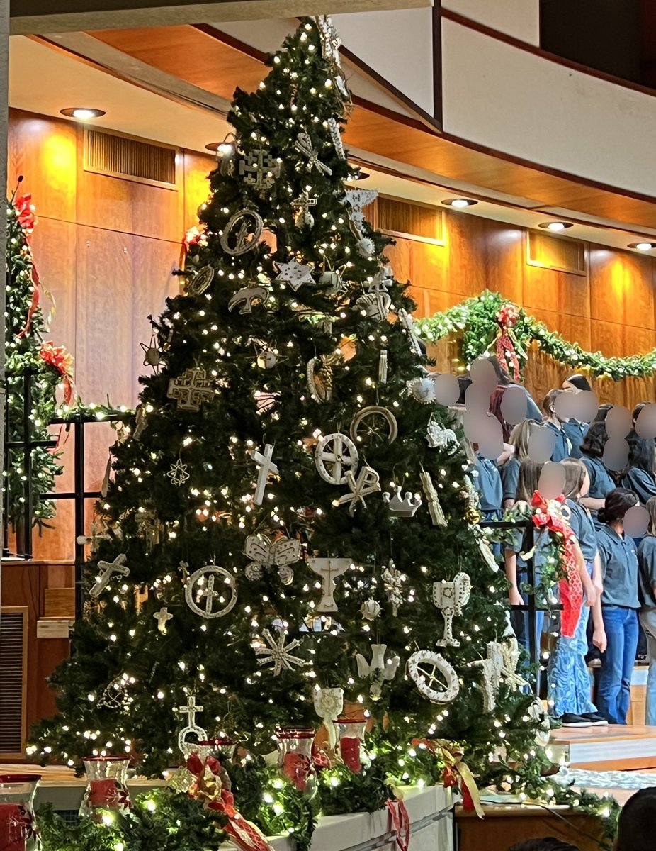 I’m listening to beautiful music at our holiday choir concert. I’m also the proudest principal ever as I look around the audience and see SO MANY of our students’ teachers here to enjoy the music &amp; support students / choir directors 🥰