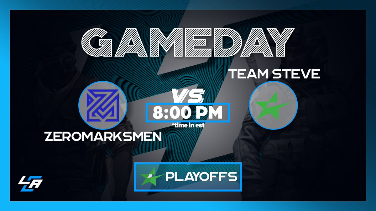 🚨 Tonight's Early Match Covered by LCA!🚨

⚔️ <a href="/ZeroMarksMen/">ZMM</a> VS <a href="/TeamSteveCS2/">Team Steve</a> 
🎙️ <a href="/BignTallMatt/">KCP - BignTallMatt</a> 

Stream in replies below!🔗