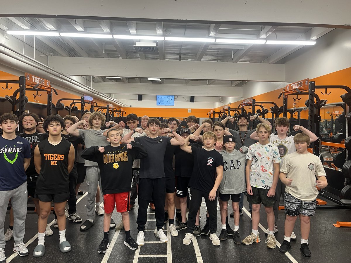 First session of youth athletic development was a success! This group of dudes came in and got after it, next generation of Tigers looking hungry! #TheEDGE