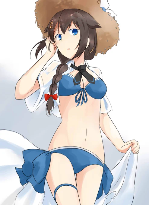 #くそ寒いので水着絵を貼る
