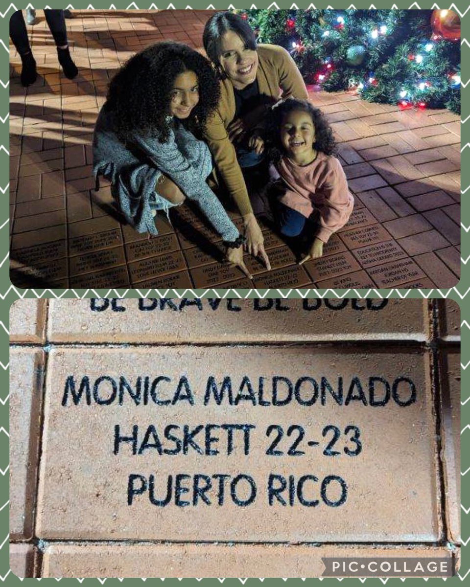 MMaldonado_NJH's tweet image. Look ma’, I got a brick! ♥️ Honored to represent Haskett JH my hometown of Puerto Rico 🇵🇷 #wearehaskett