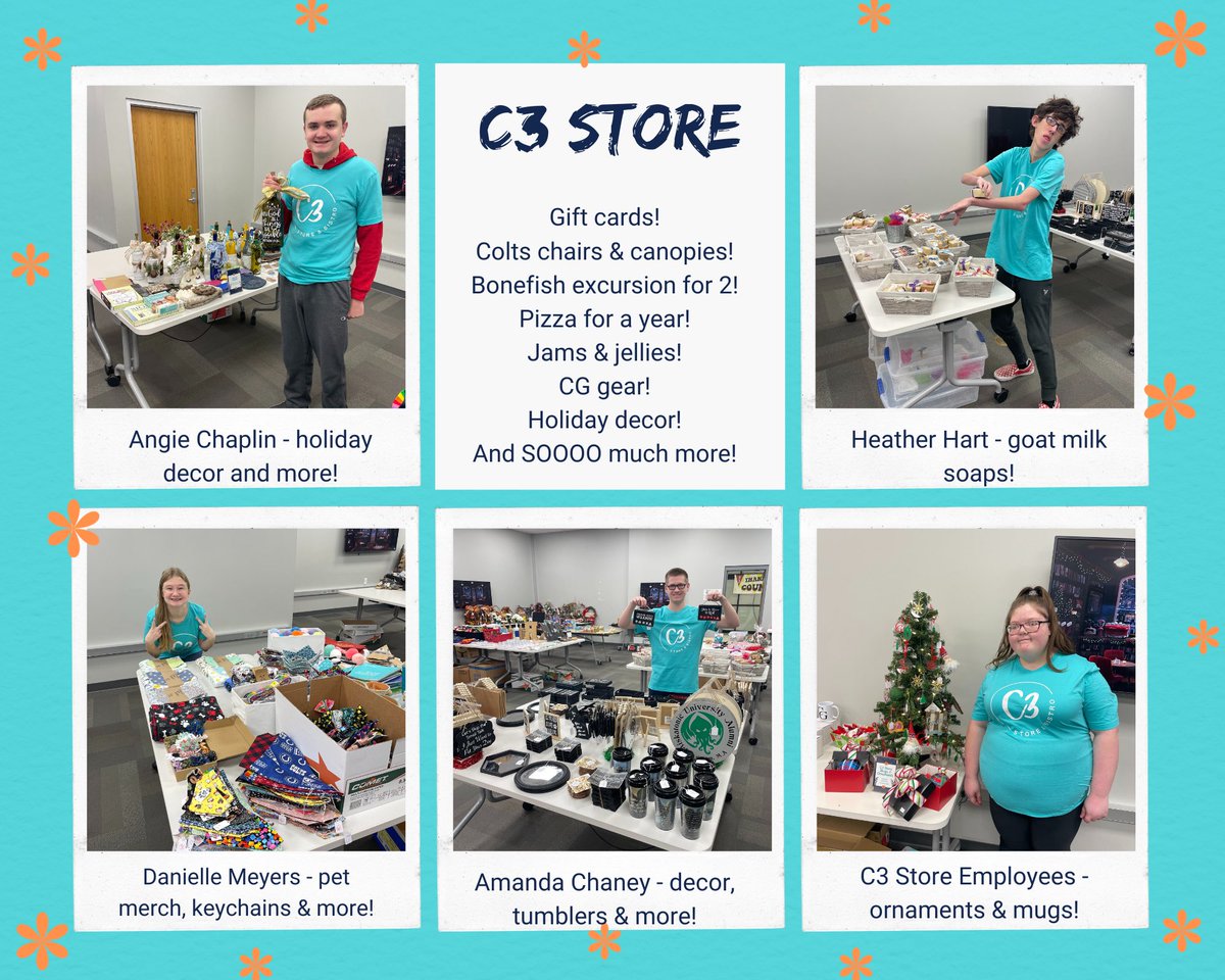 jcass8430's tweet photo. I have the best job supporting the best students @CenterGroveHS. What a great first day at the C3 Store and we’re ready for two more days of shoppers! #casselmancrew #E3CG https://t.co/HIQKlBAz7h