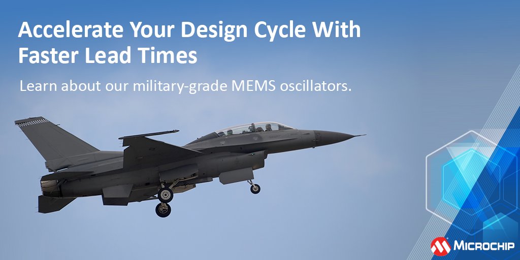 Precision isn't just a goal, it's a guarantee with the MEMS oscillator family. Experience improved phase noise, exceptional jitter control and rock-solid stability that surpasses the competition. mchp.us/3tW40Jw #military #MEMS #oscillator #highperformance #precision